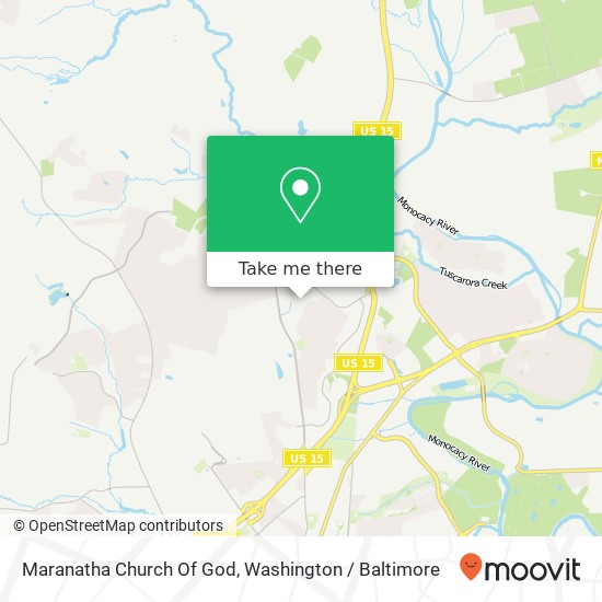 Mapa de Maranatha Church Of God