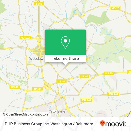 Mapa de PHP Business Group Inc