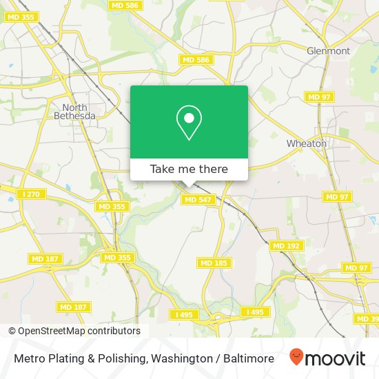 Mapa de Metro Plating & Polishing