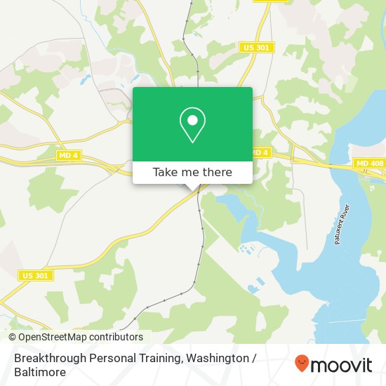 Mapa de Breakthrough Personal Training