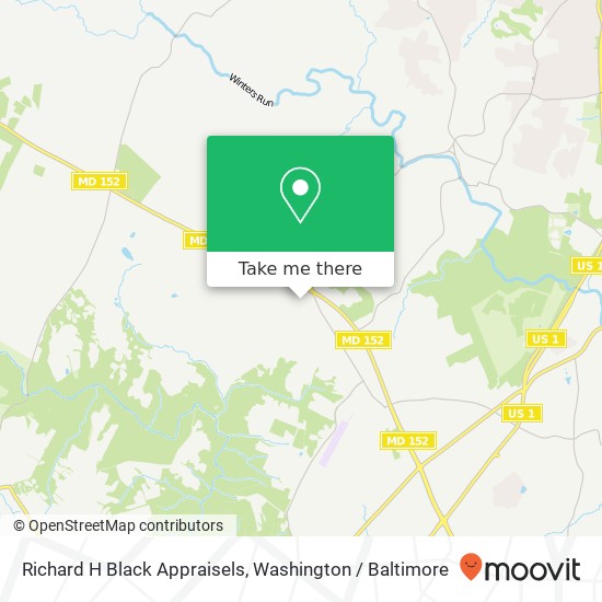 Mapa de Richard H Black Appraisels