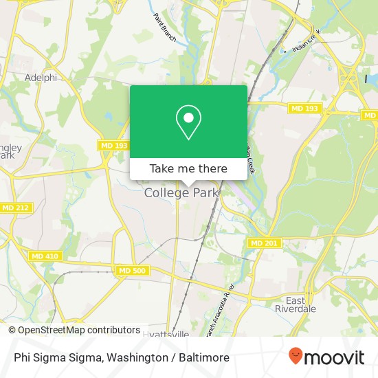 Phi Sigma Sigma map