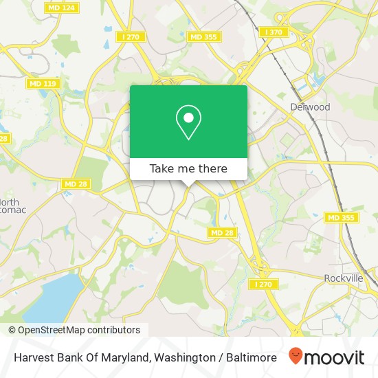 Mapa de Harvest Bank Of Maryland