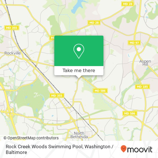 Mapa de Rock Creek Woods Swimming Pool