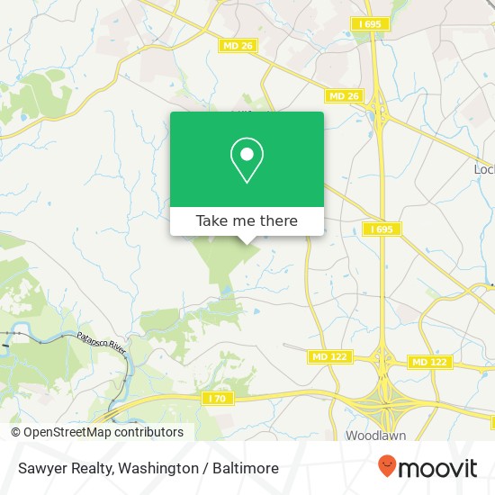 Sawyer Realty map