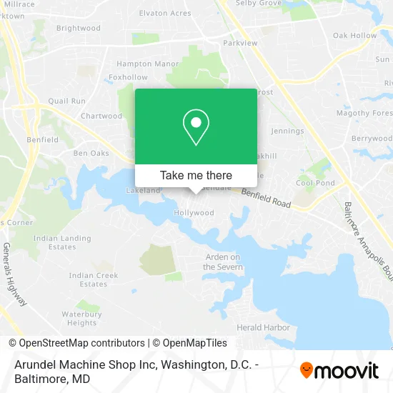 Arundel Machine Shop Inc map