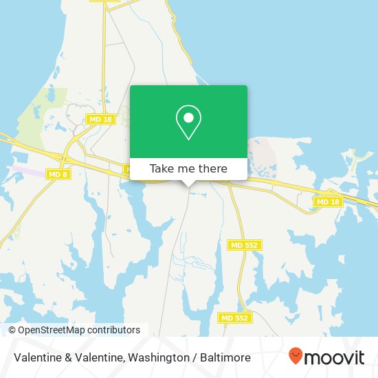 Valentine & Valentine map