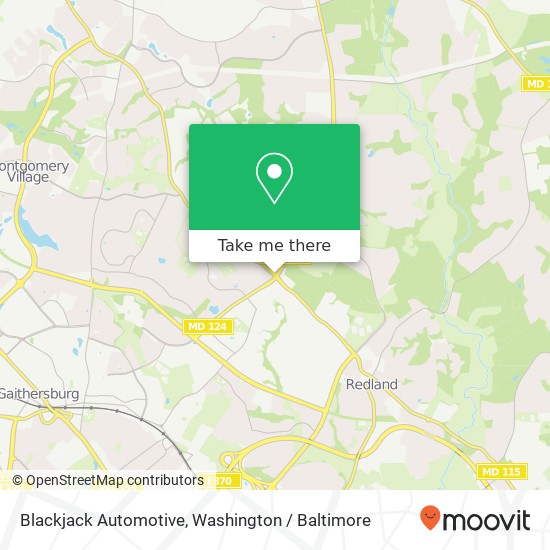 Blackjack Automotive map