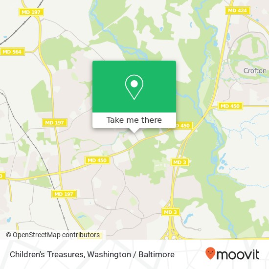 Children's Treasures map