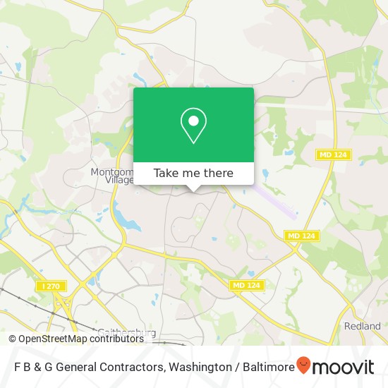 F B & G General Contractors map