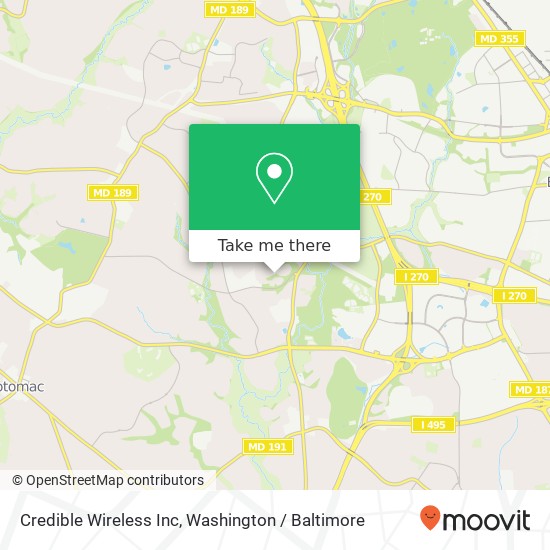 Credible Wireless Inc map