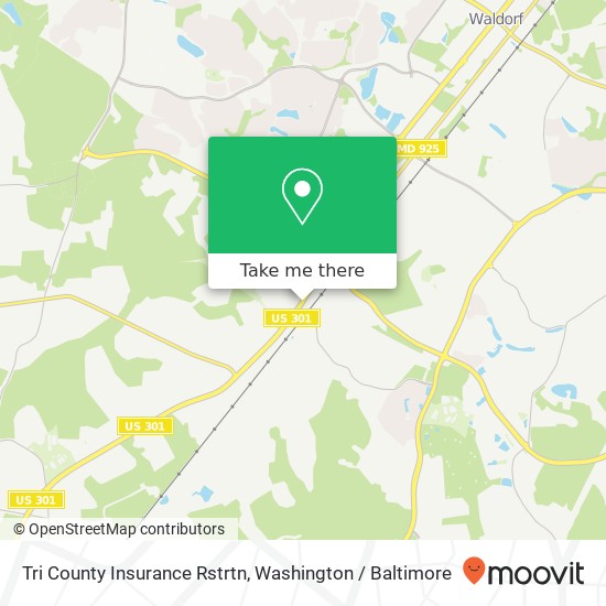 Tri County Insurance Rstrtn map