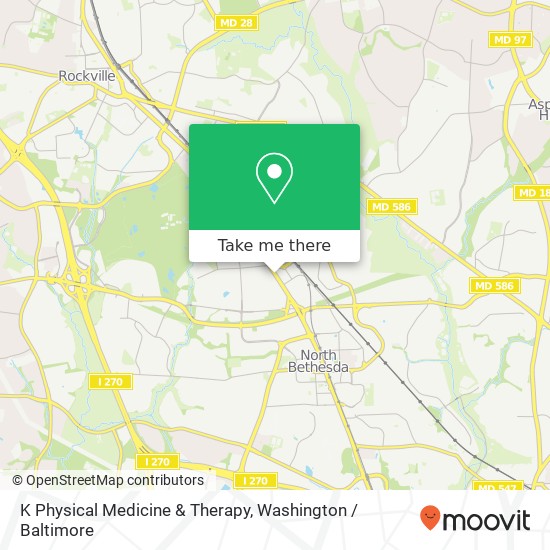 K Physical Medicine & Therapy map