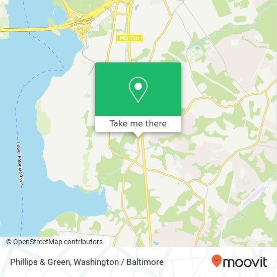 Mapa de Phillips & Green