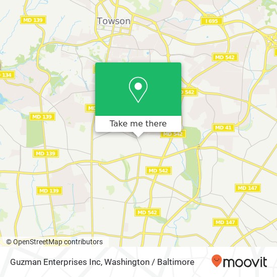 Guzman Enterprises Inc map
