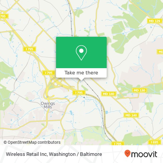 Mapa de Wireless Retail Inc