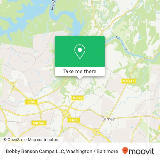 Mapa de Bobby Benson Camps LLC