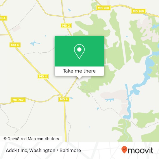 Add-It Inc map