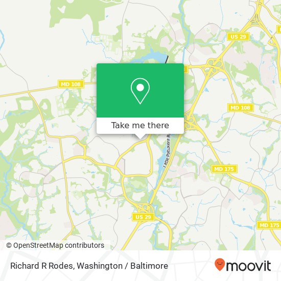 Mapa de Richard R Rodes