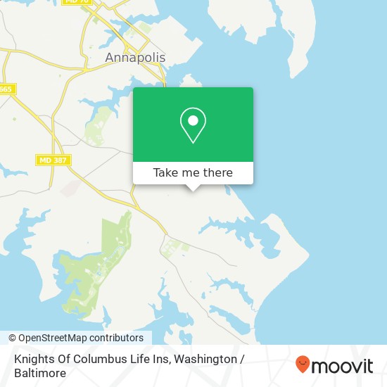 Mapa de Knights Of Columbus Life Ins