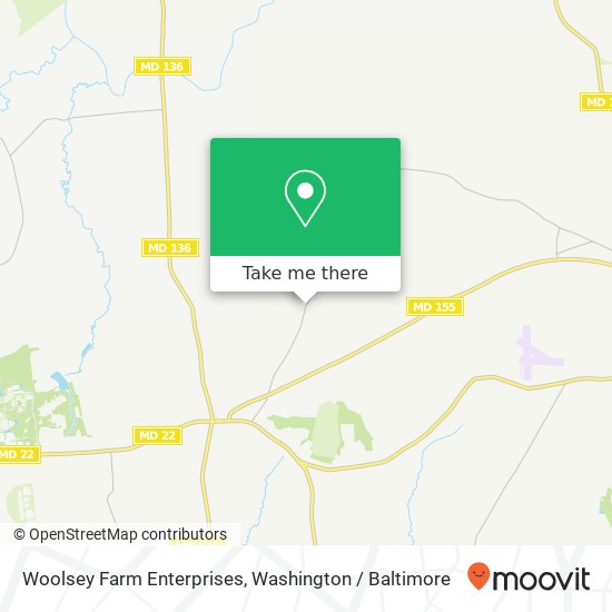 Mapa de Woolsey Farm Enterprises