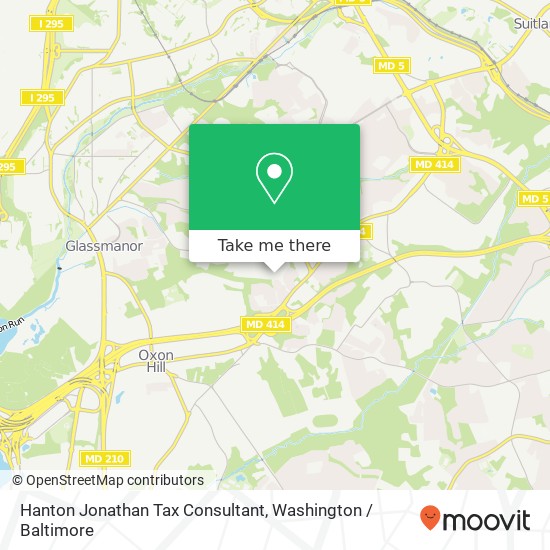 Hanton Jonathan Tax Consultant map