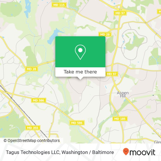 Mapa de Tagus Technologies LLC