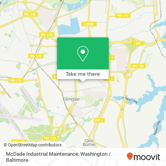 McDade Industrial Maintenance map