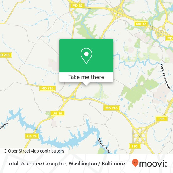 Total Resource Group Inc map