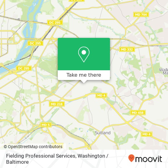Mapa de Fielding Professional Services