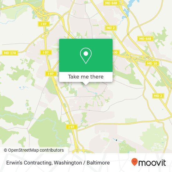 Erwin's Contracting map