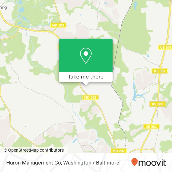 Huron Management Co map