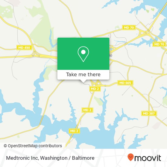 Medtronic Inc map