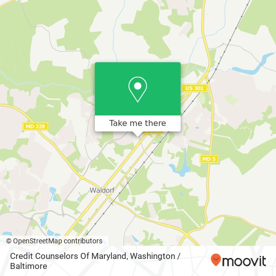 Credit Counselors Of Maryland map