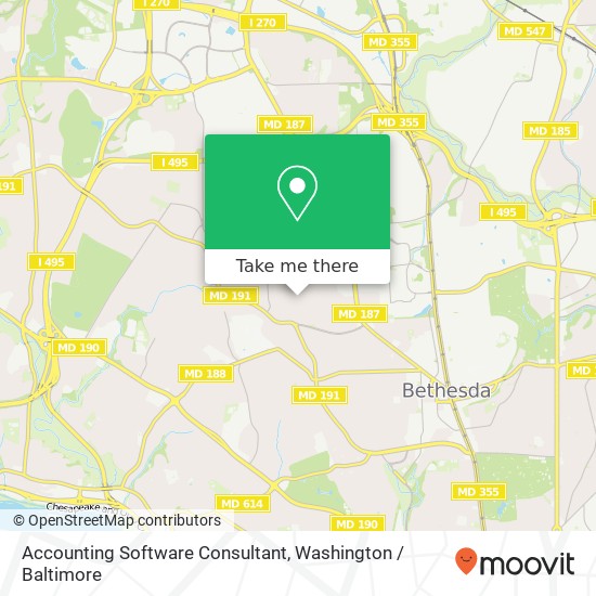 Mapa de Accounting Software Consultant