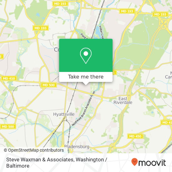 Mapa de Steve Waxman & Associates