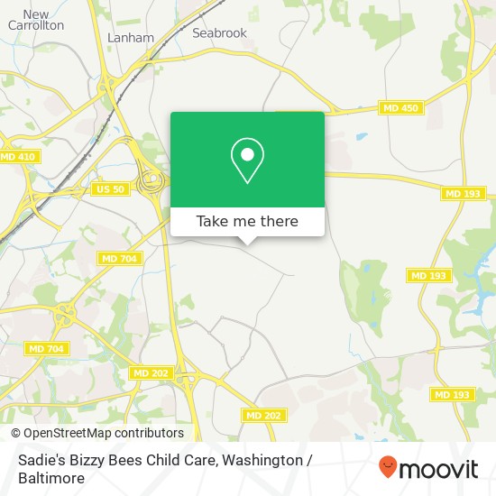 Mapa de Sadie's Bizzy Bees Child Care