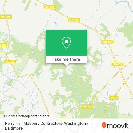 Mapa de Perry Hall Masonry Contractors