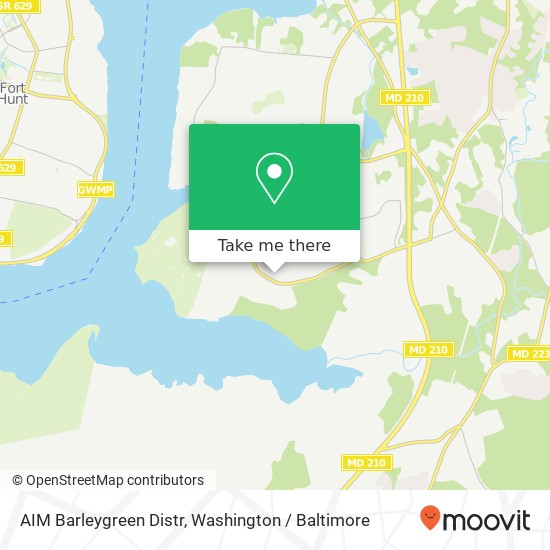 Mapa de AIM Barleygreen Distr
