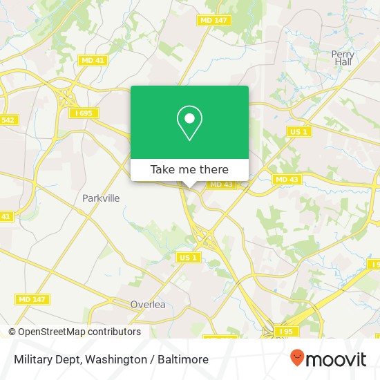 Military Dept map