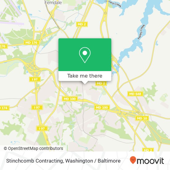 Mapa de Stinchcomb Contracting