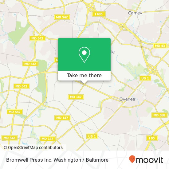 Mapa de Bromwell Press Inc