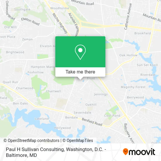 Paul H Sullivan Consulting map