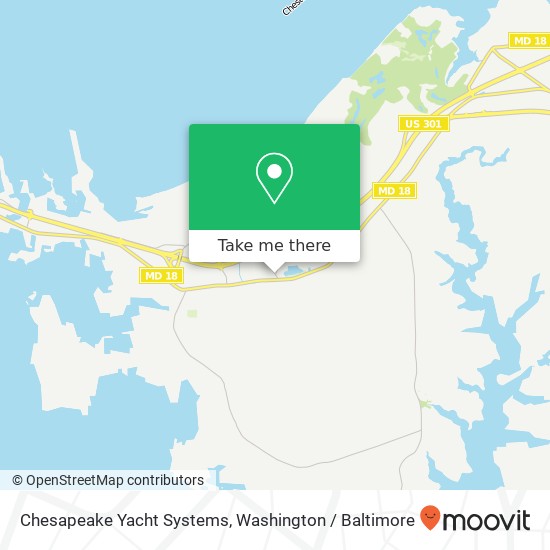 Chesapeake Yacht Systems map