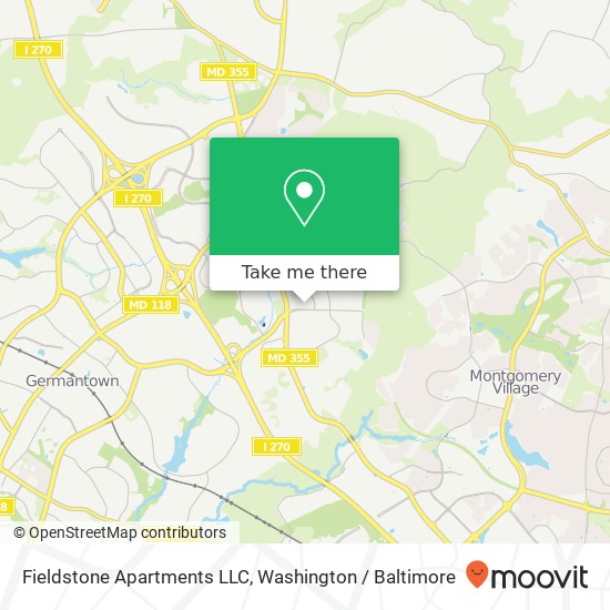 Mapa de Fieldstone Apartments LLC