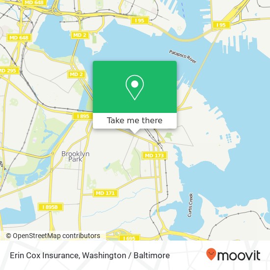 Mapa de Erin Cox Insurance