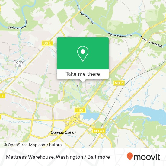 Mattress Warehouse map