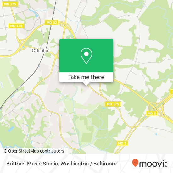 Mapa de Britton's Music Studio