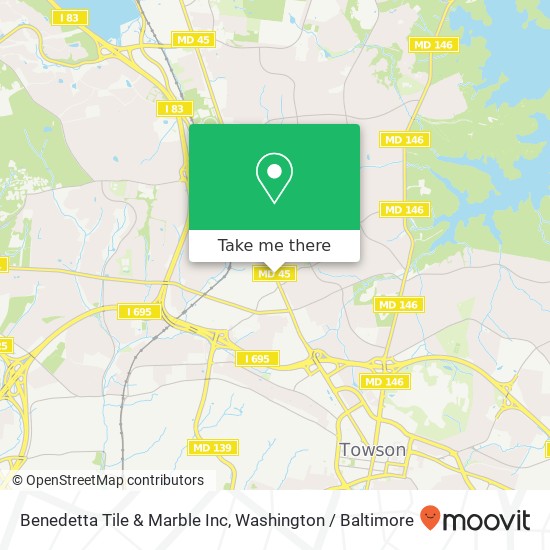 Benedetta Tile & Marble Inc map