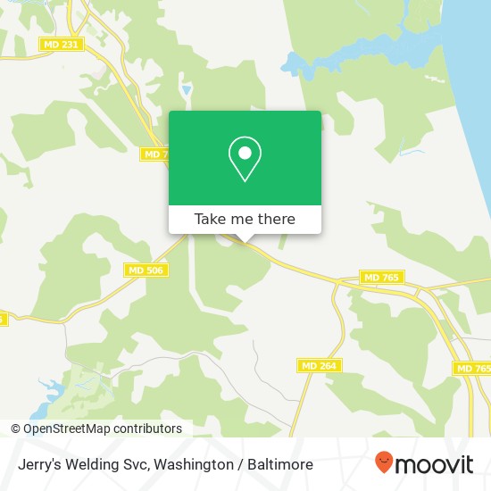 Jerry's Welding Svc map